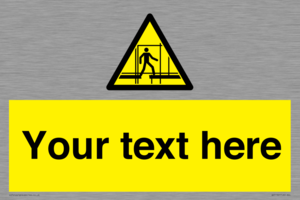 Custom Scaffold Incomplete Sign